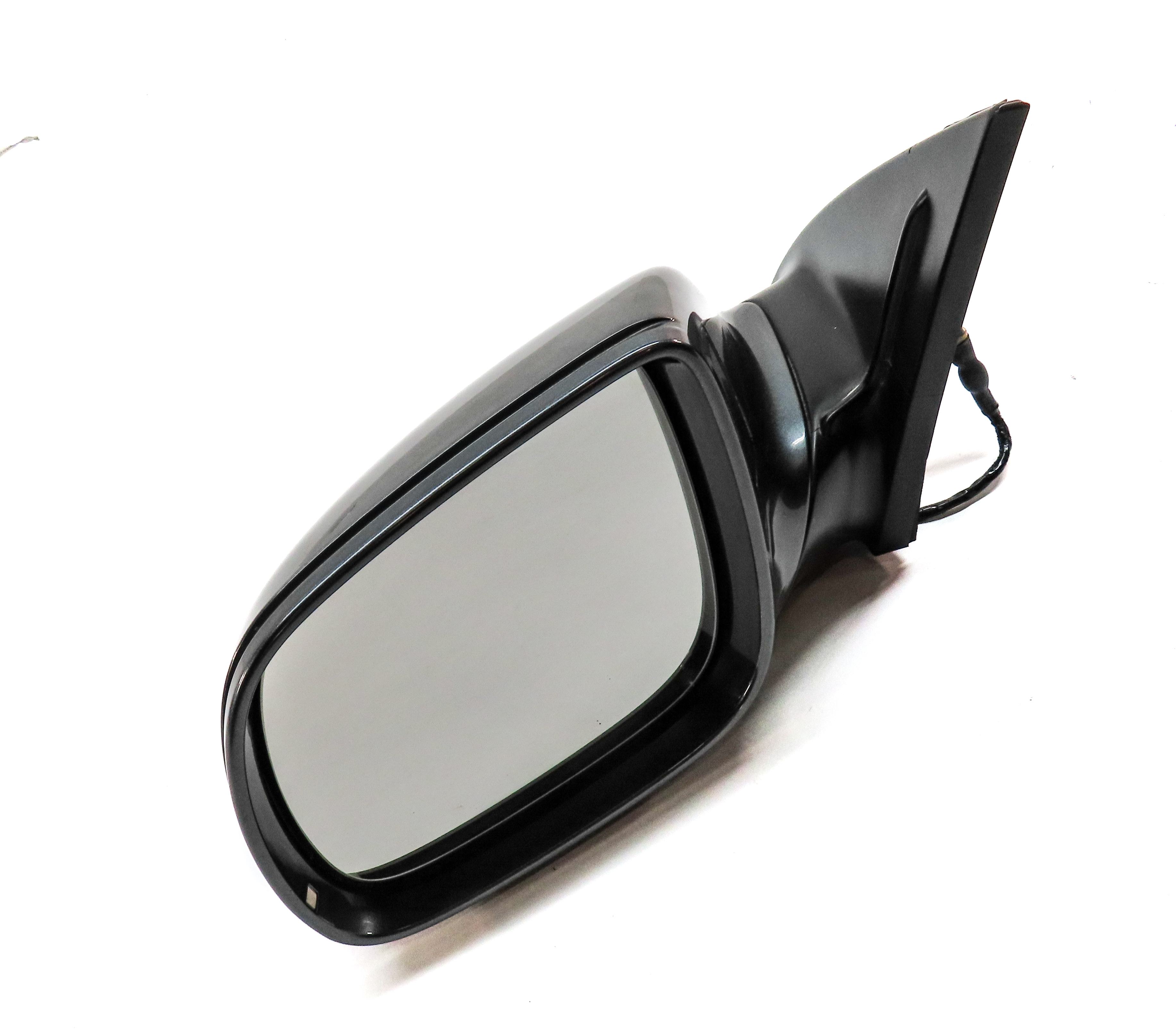 13-15 AUDI Q7 (4L) FRONT LEFT DRIVER HEATED BLIND SPOT DOOR MIRROR (Gray) — exact item pictured